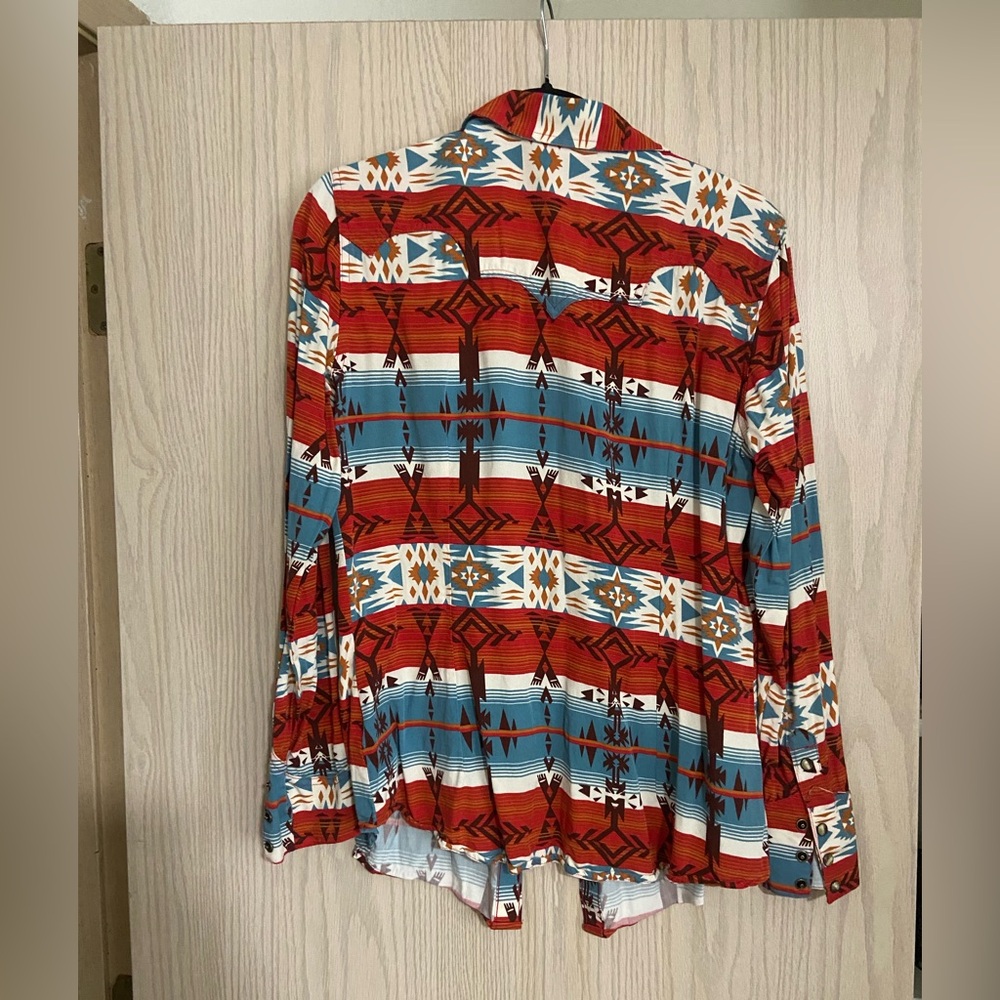 Wrangler Retro Multicolor Aztec Shirt - Picture 2 of 4